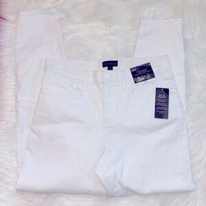 Bold Elements White High Rise Skinny Jeans